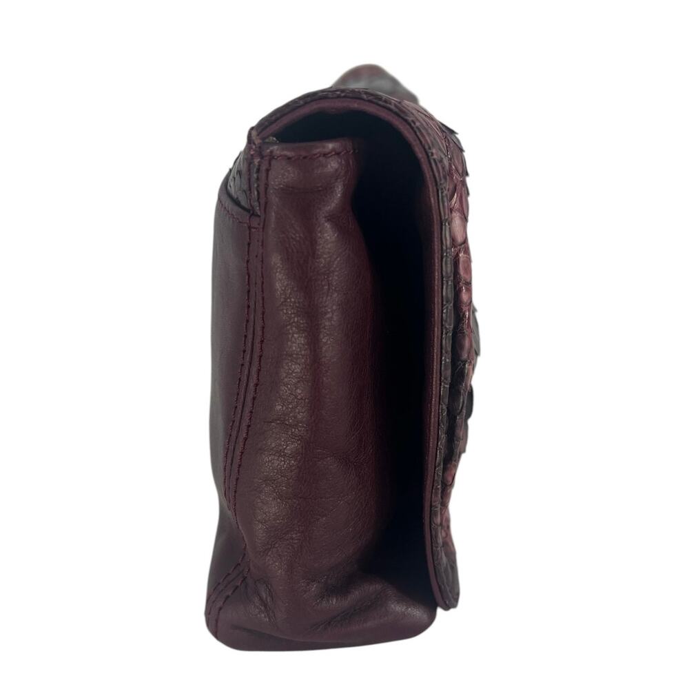 LAI Real Python Skin Leather Clutch - Picture 5 of 13